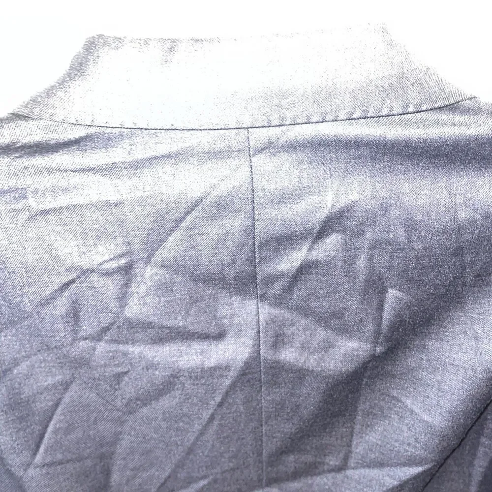 Ermenegildo Zegna Men’s Dress Blazer Size 49R Charcoal Gray Wool Business Formal